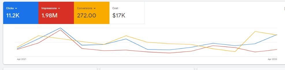 Real Google Ads campaign results